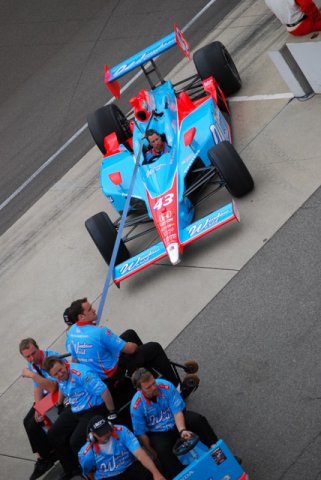John Andretti at 2010 Indianapolis Time Trials