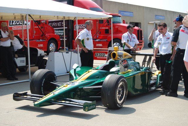 Takuma Sato's Car at 2010 Indy Pole Day