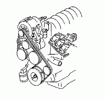 Supercharged 3.8L V6 Drive Belt routing Diagram