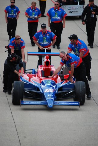 Paul Tracy at 2010 Pole Day Indianapolis 500